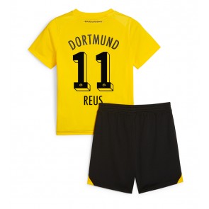 Borussia Dortmund Marco Reus #11 Replica Home Stadium Kit for Kids 2023-24 Short Sleeve (+ pants)
